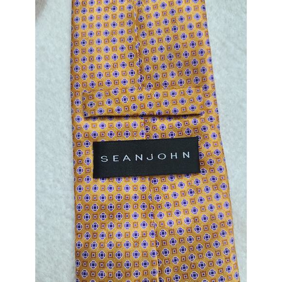 Sean John orange silk tie - Picture 3 of 5